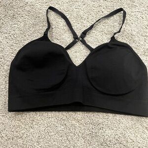 Athleta Black Cross-Back Bralette